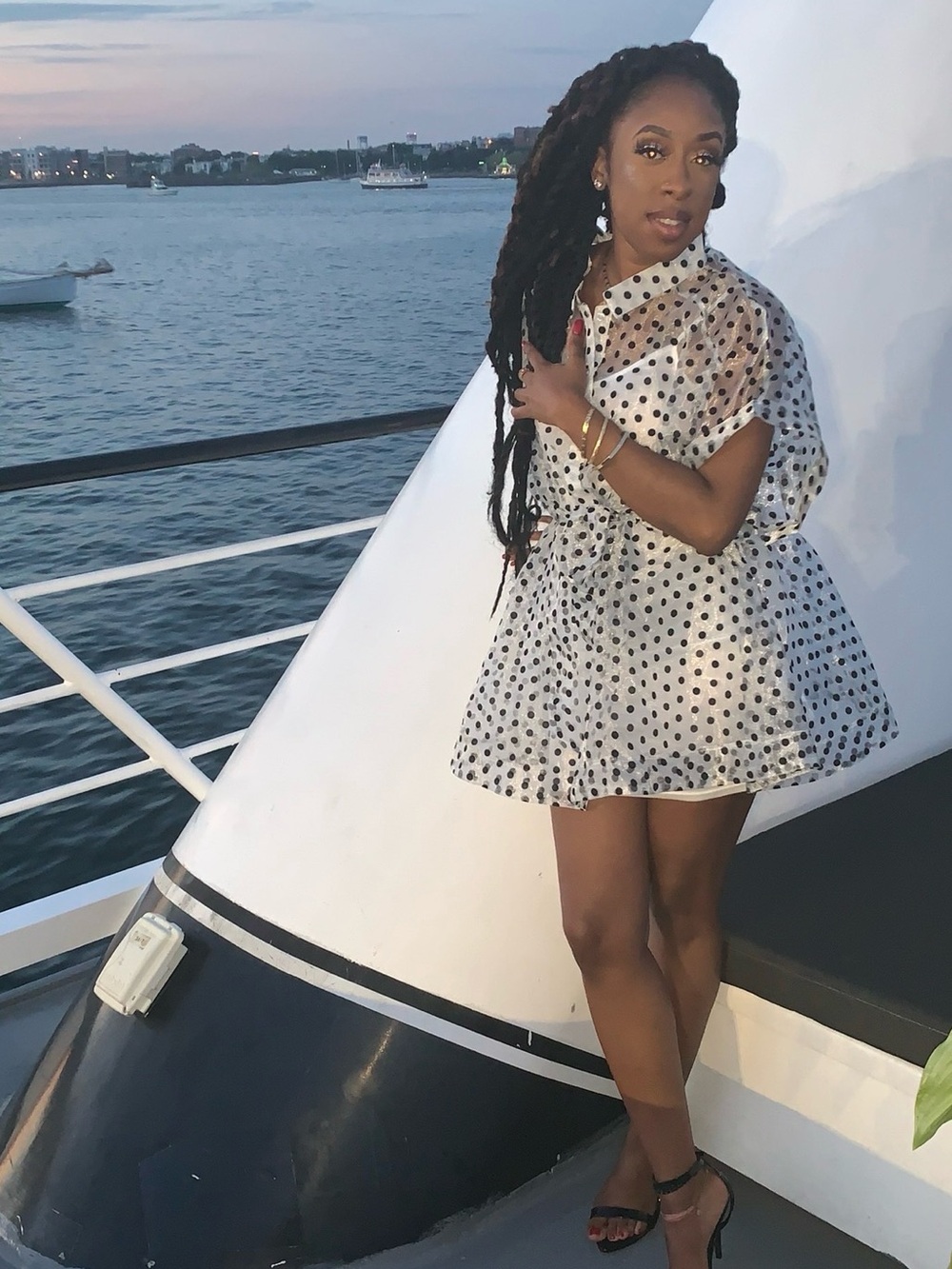 Missguided polkadot dress - Picture 1 of 5